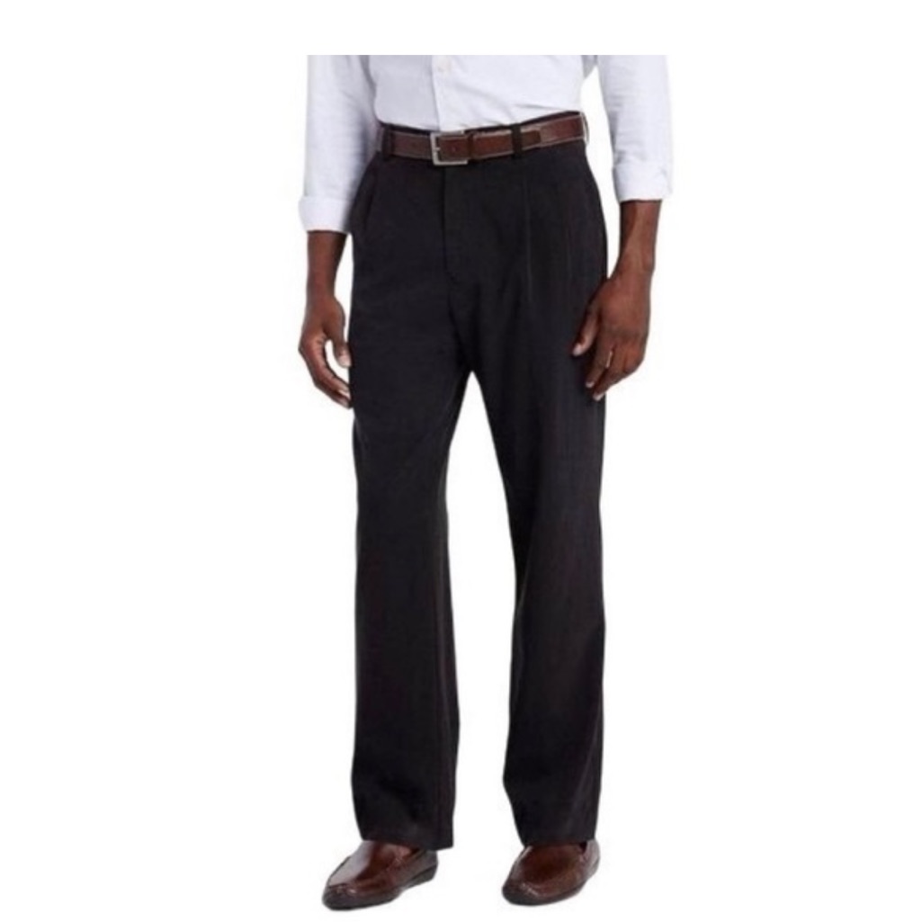 Men's Classic Black Dress Pants Silk!